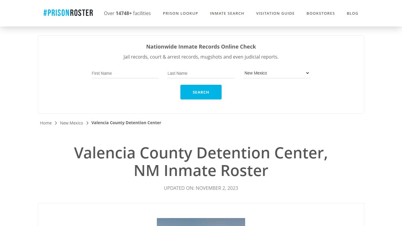 Valencia County Detention Center, NM Inmate Roster - Prisonroster